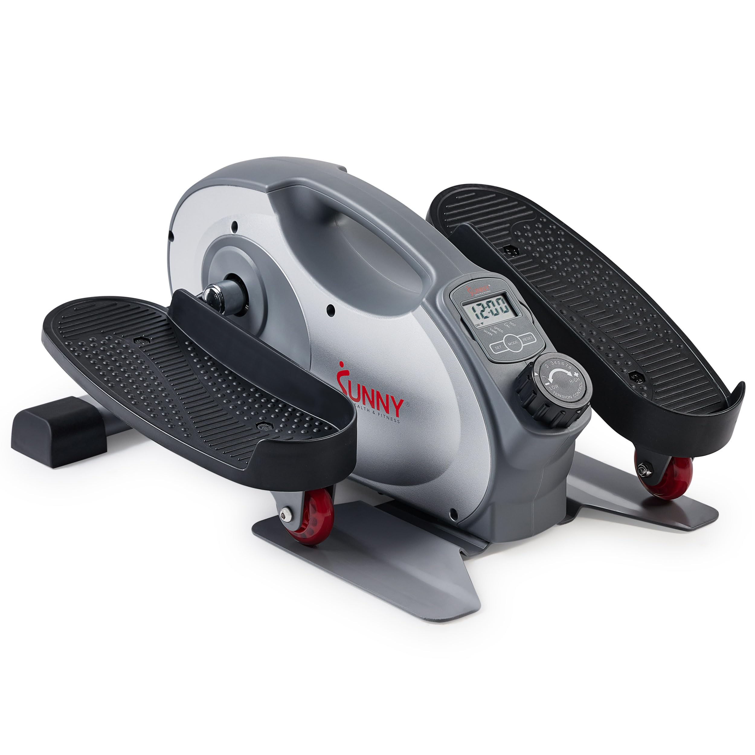 Sunny Health & Fitness Smart Portable Magnetischer Ellipsentrainer unter dem Schreibtisch – SF-E323017