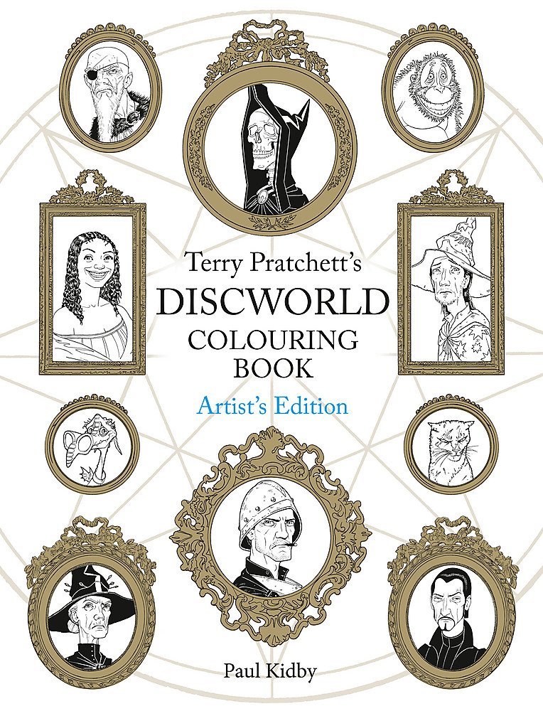 Terry Pratchett S Discworld Colouring Book Artist S Edition Artist Edition Amazon Co Uk Paul Kidby Books