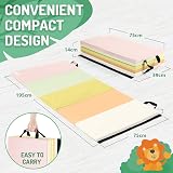 PhysKcal 5-Panel Folding Gymnastics Tumbling Mat 195cm 75cm Thick 2.8cm view 5