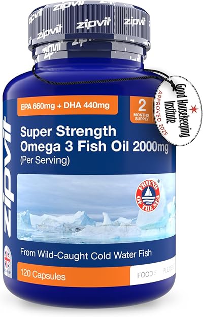 Zipvit Omega 3 Fish Oil 2000mg 120 Softgels EPA 660 DHA 440