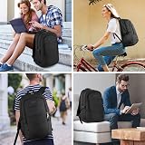 VSNOON Anti-Theft Laptop Backpack 18.4 Inch USB Port Water Resistant Black view 7