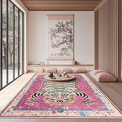 Pphcpx Tibetan Tiger Rug for Living Room 5x7 ft