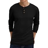 Sailwind Men's Long Sleeve Waffle Henley Shirts Casual Fashion T-Shirts