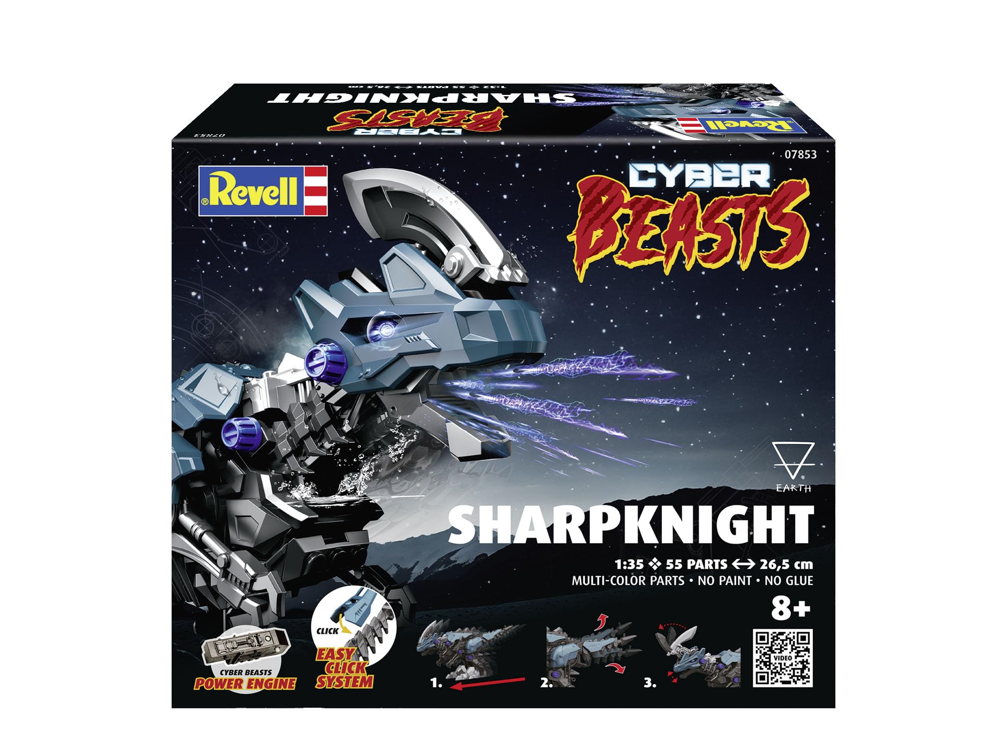 Revell Modellbau I CyberBeasts Sharp Knight I Bausatz I Maßstab 1:48 I 80 Teile I Bastelset ab 10 Jahren I Detailgetreues Modell I Fantasiefigur I Authentische Nachbildung, Exklusiv bei Amazon 4