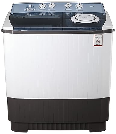 LG 9.0 kg Semi-Automatic Top Loading Washing Machine (P1064R3SA, Dark Gray)