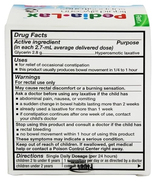 PEDIA-LAX ENEMA – 2.25 OZ – 6 CT