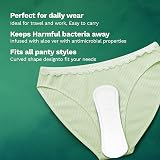 PEESAFE Panty Liner for Women Feel Fresh Aloe Vera 185mm 50 Liners view 8