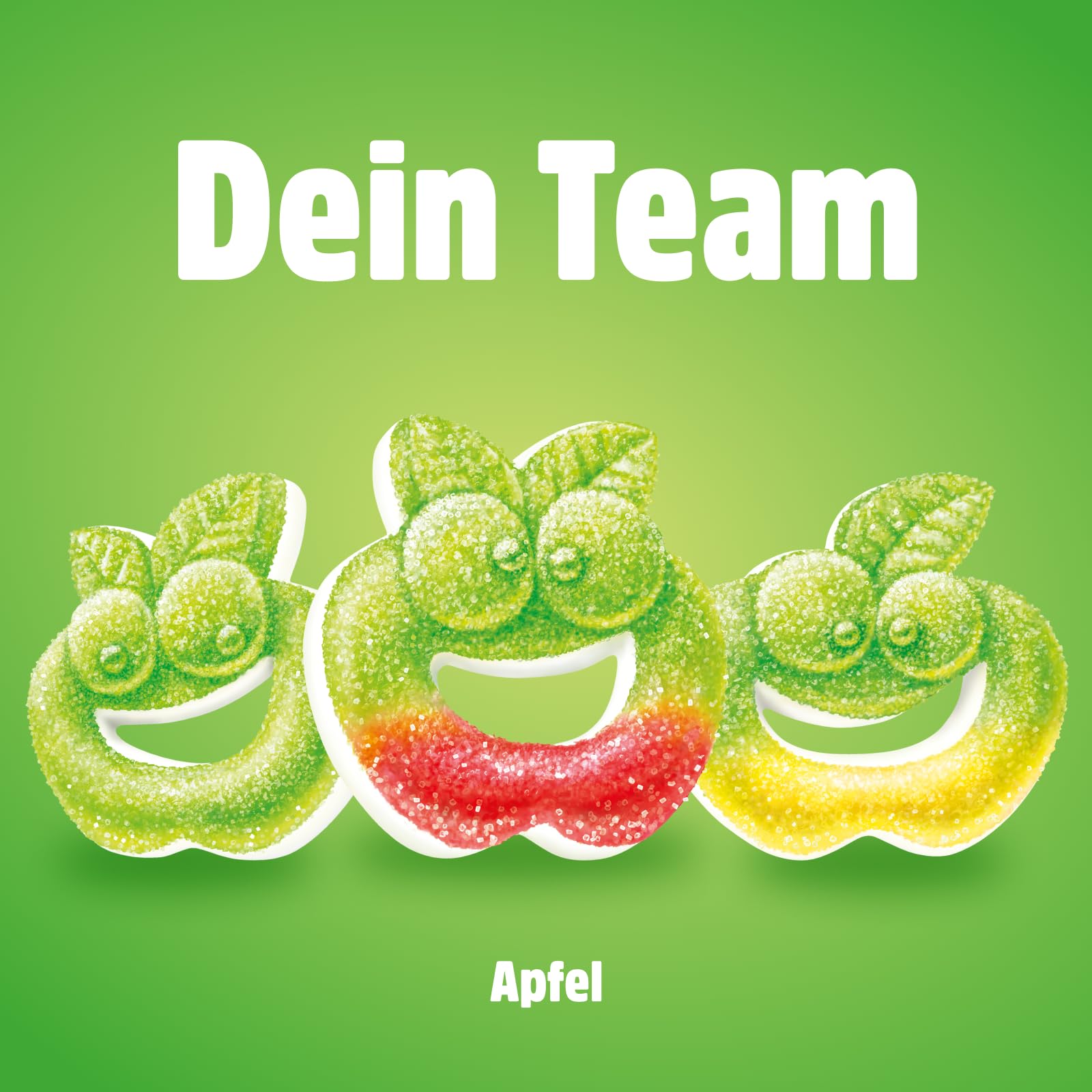 nimm2 Lachgummi Apfellinge, saures Fruchtgummi mit Vitaminen - 1 x 225 g 5