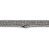 CleverDelights 2x3mm Cable Chain Necklaces - 24 Inch Length