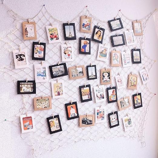 Amazon Com Photo Hanging Display Fish Net Wall Decorations