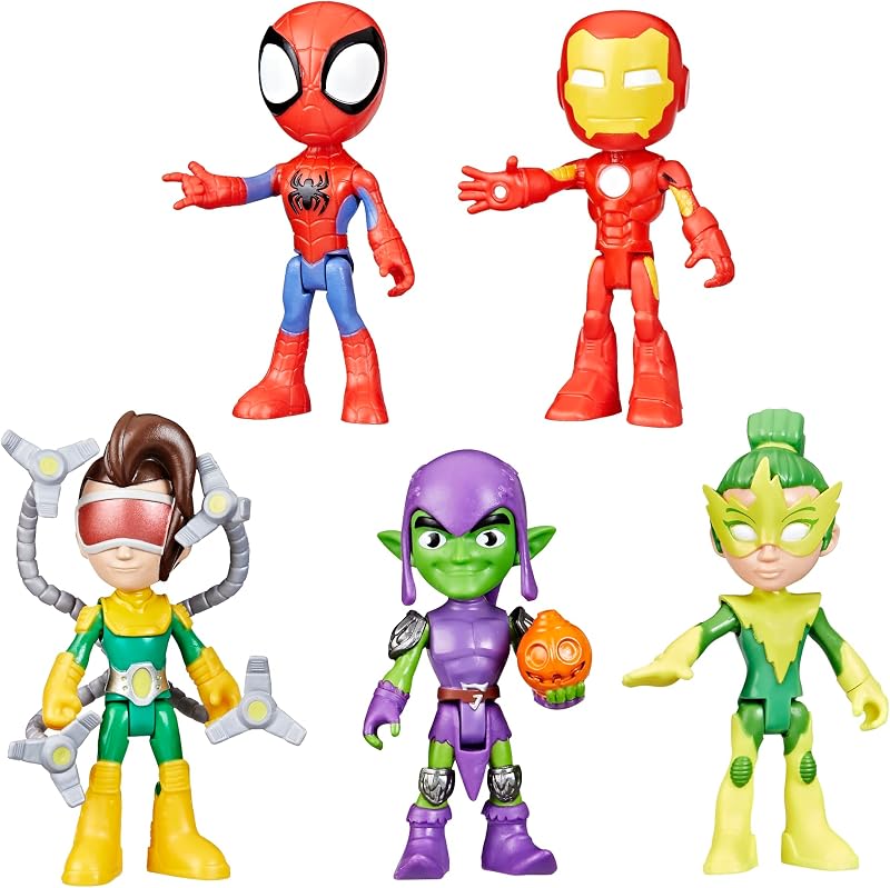 Hasbro Marvel Spidey and His Amazing Friends Friends & Foes Pack Action Figures