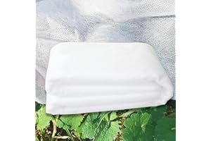 Abimars Plant Covers Freeze Protection 0.88 oz/yd², 6.5ft x 33ft Reusable Floating Row Cover for Garden, Frost Cloth Plant Freeze Protection, Plant Blanket for Outdoor Plants