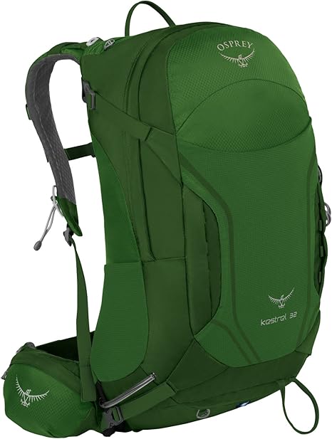 osprey green backpack