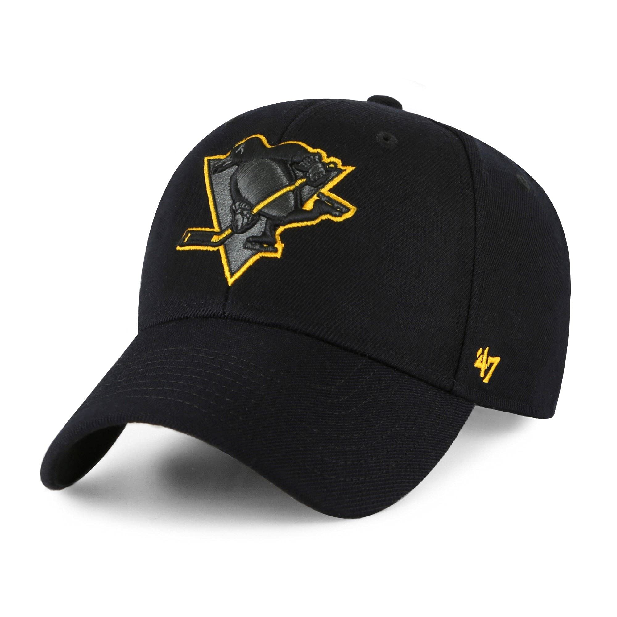47 Brand Snapback Cap - MVP Pittsburgh Penguins Black