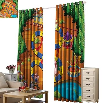 Amazon Com Beihai1sun Blackout Curtains Kids Activity Helping The