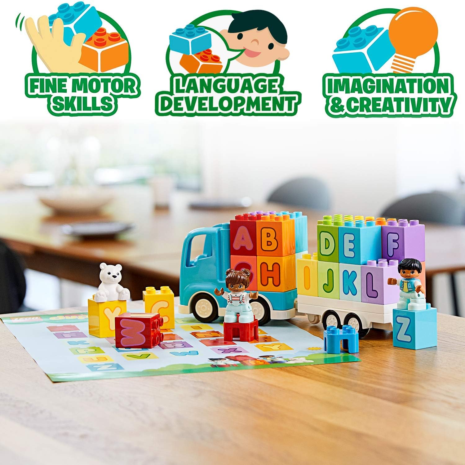 duplo my first alphabet truck