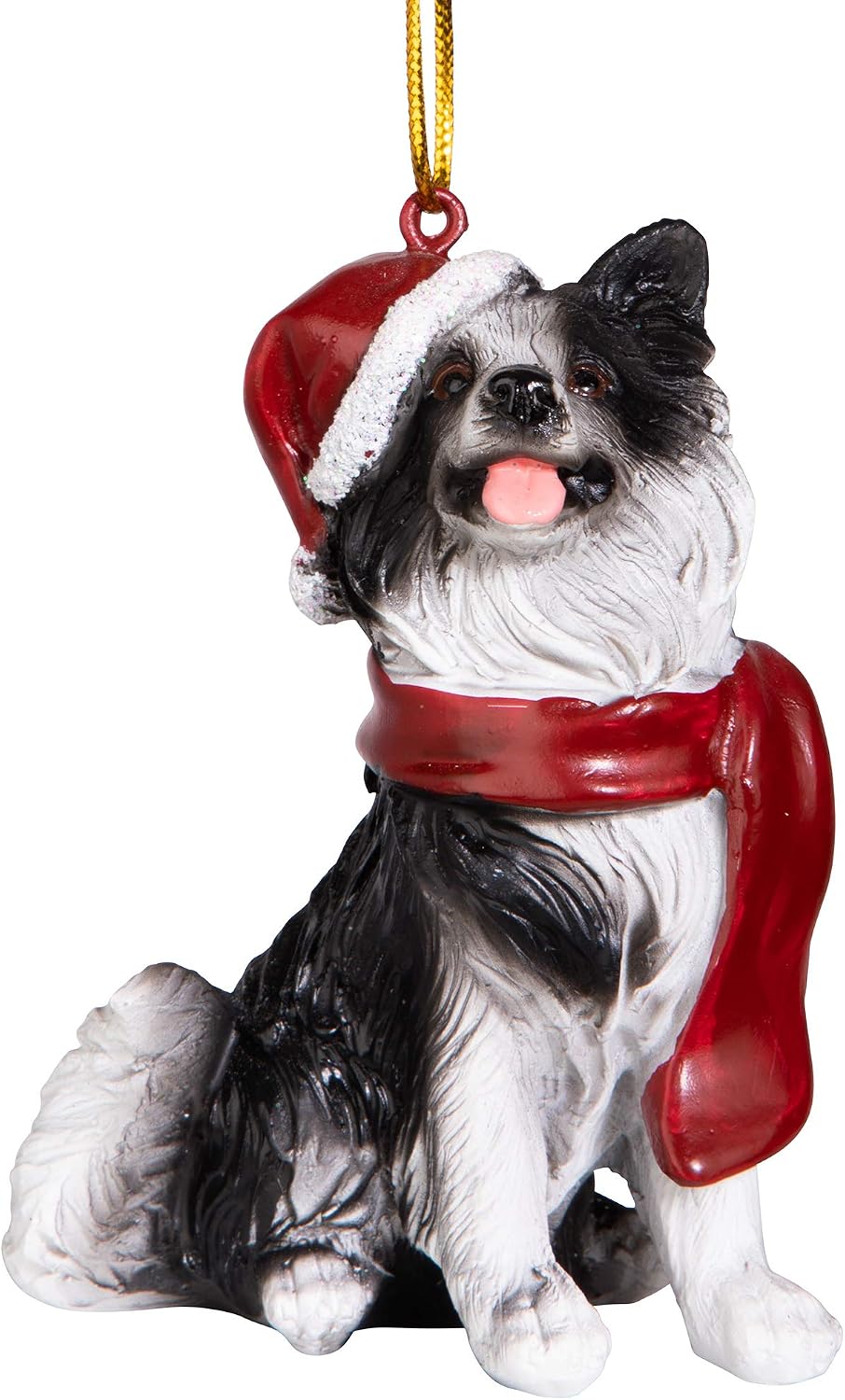 Christmas Ornaments - Xmas Border Collie Holiday Dog Ornaments - Christmas Decorations