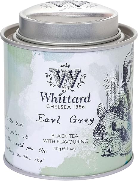 Amazon 英国 Whittard ウィッタード アールグレイ 不思議の国のアリス ミニ缶 40g Earl Grey 並行輸入品 ウィッタード 食品 飲料 お酒 通販