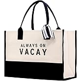 VANESSA ROSELLA Beach Tote Bag Large - Chic Tote Bag for Pool Gym Travel Cruise Picnic Road Trip
