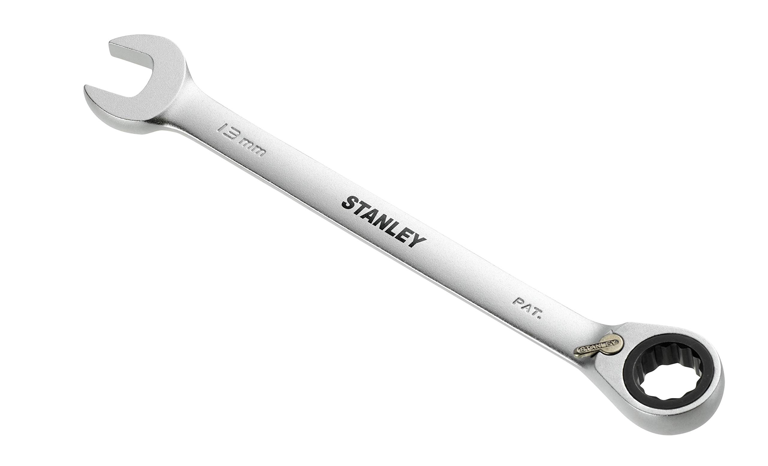 Stanley 1-13-305 Combination Spanner with Ratchet, Silver, 13/178 mm