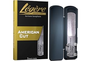 LEGERE Légère Reeds - Baritone Saxophone Reed, American Cut, Strength 3.00 (BSA3.00) - Premium Synthetic Woodwind Reed