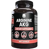 PURE ORIGINAL INGREDIENTS Arginine AAKG (365 Capsules) No Magnesium Or Rice Fillers, Always Pure, Lab Verified