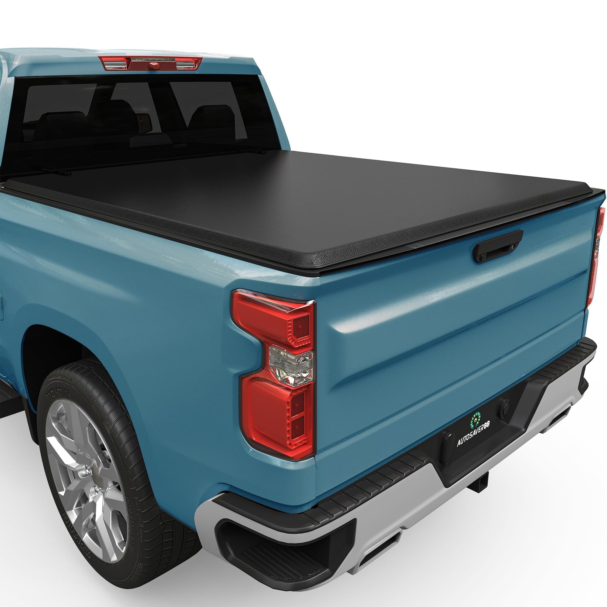 Photo 1 of AUTOSAVER88 Soft Roll Up Truck Bed Tonneau Cover Compatible with 2007-2026 Chevy Silverado/GMC Sierra 1500 New Body Style 5.8ft Bed