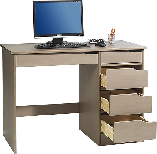 Idimex Bureau Hugo Avec Rangement 5 Tiroirs Style Scandinave En Pin Massif Lasure Taupe Amazon Fr Cuisine Maison Idimex Bureau Hugo Avec Rangement 5 Tiroirs Style Scandinave En Pin Massif Lasure Taupe Amazon Fr Cuisine Maison