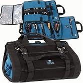 Rugged Tools Titan23-XL Tool Roll - Wrench Roll &amp; Organizer - Canvas Tool Bag &amp; Tool Pouch for Electrician, HVAC, Plumber, Carpenter or Auto Mechanic