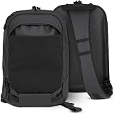 Vertx Urban Ghost Tactical Sling Bag (10L) &ndash; Durable Ripstop CCW Carry Pack with Rapid Access Tab, Lockable Zippers, It's Black - One Size
