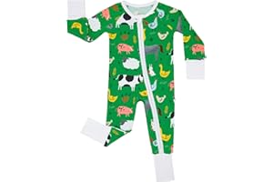 Little Sleepies Pajamas for Baby Boys & Girls, Viscose from Bamboo Baby Pajamas, Preemie & Newborn Sleepers, 2-Way Zipper PJs
