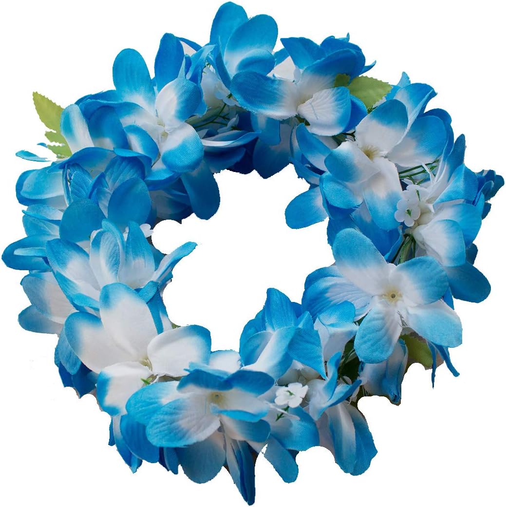 Women Floral Headband Hawaiian Plumeria Flower Haku elastic Leis