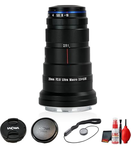 Amazon.com : Laowa 25mm f/2.8 2.5-5x Ultra Macro Lens for Canon RF