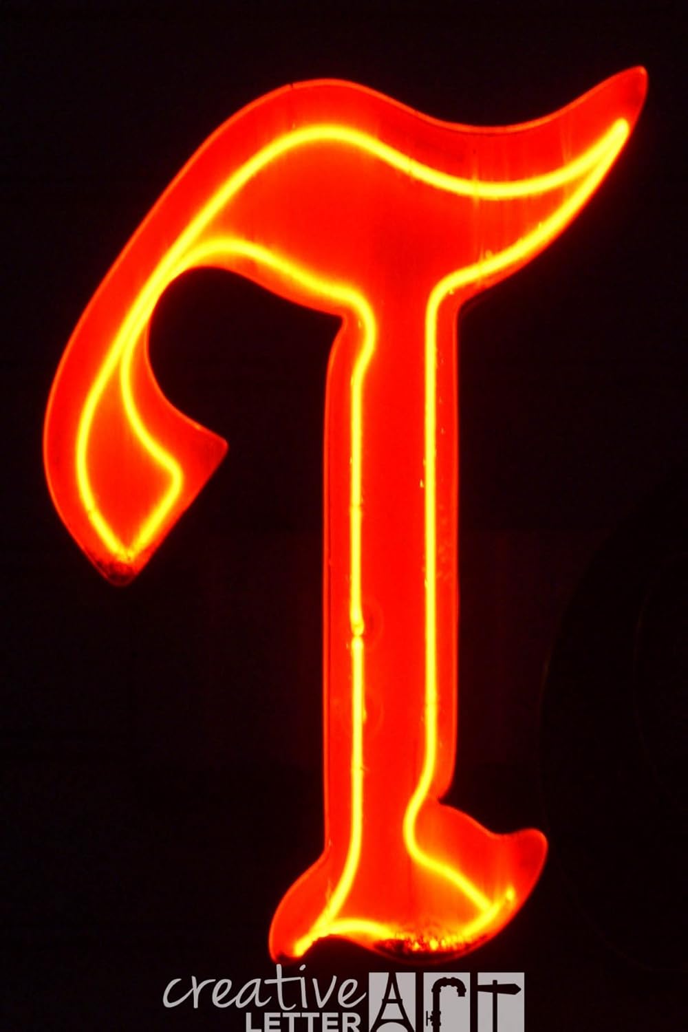 Amazon Com Creative Letter Art Original Neon Letter T 996 Collection 4 By 6 Inch Color Alphabet Photography Posters Prints