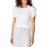 Amazon Essentials womens Regular-Fit Twist Sleeve Crewneck T-Shirt