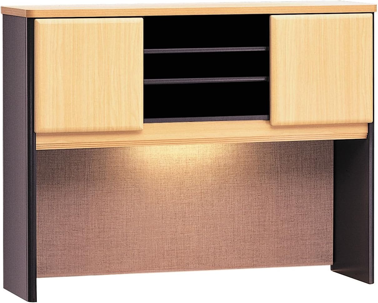 Bush Business Furniture Series A Collection 48W Hutch in Beech/Slate