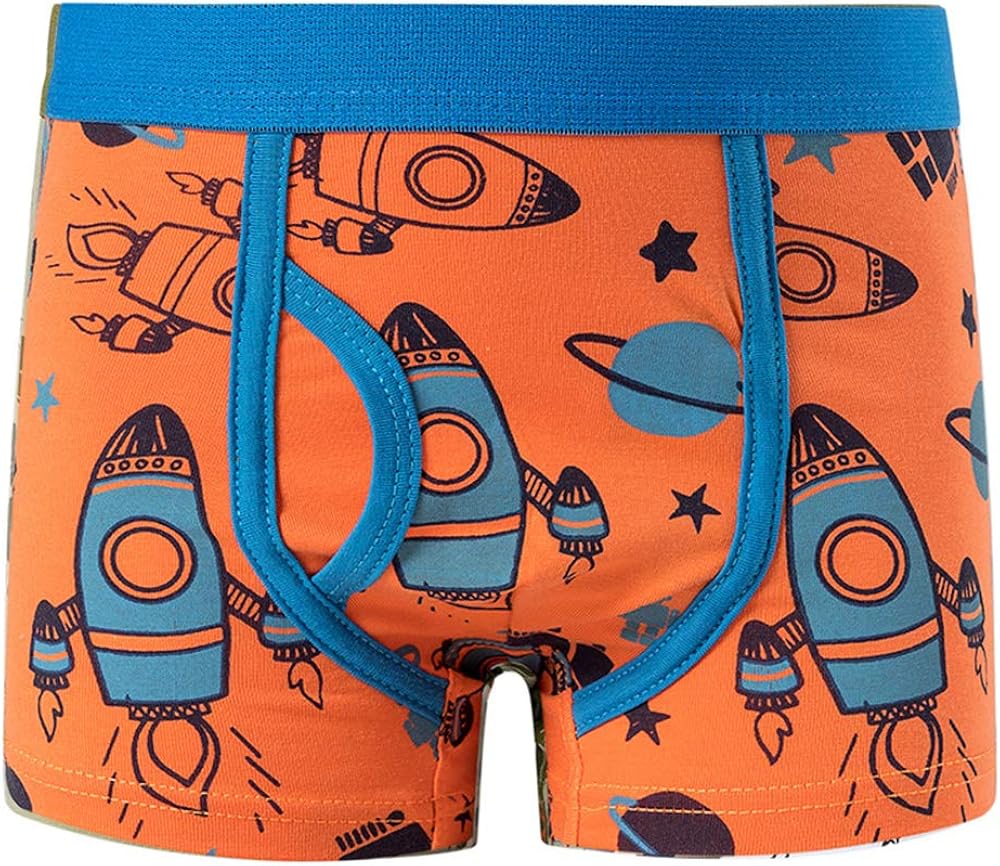 Mailey 2-12y Boys Briefs Kids Soft Cotton Underwear, Toddler Shorts, Breathable Panties: Clothing