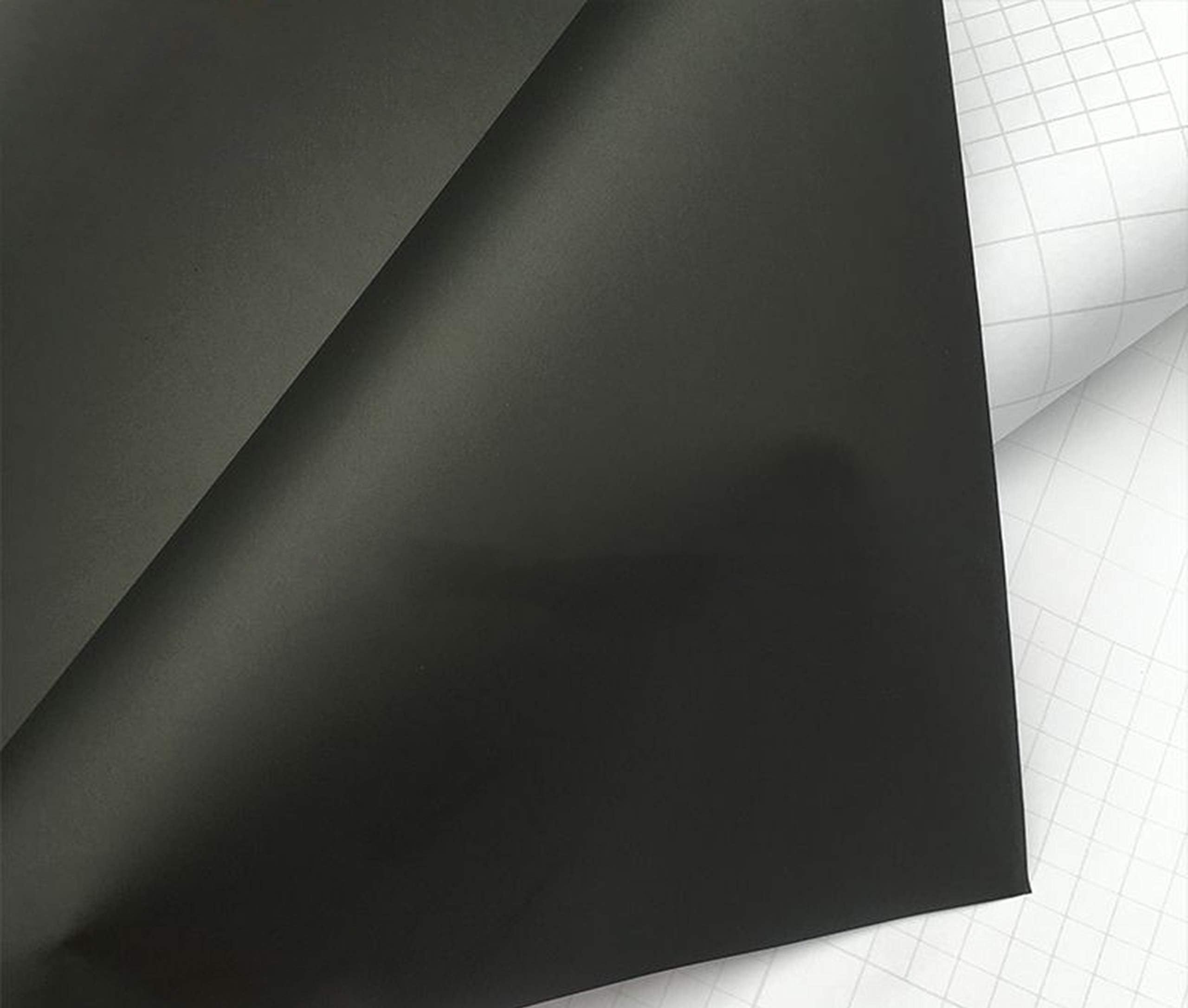 TeekayBrankds Permanent Self Adhesive Backed Vinyl Sheets -12 x 12 inch, Easy to Weed and Works with Cricut and All Cutters - 10 x (Glossy Black Sheets)