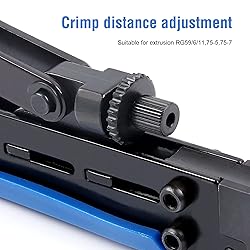 Knoweasy Coax Compression Tool - Coax Crimper and