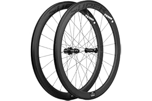 Superteam Carbon Wheelset 700c Rim V Brake 50mm Depth 25mm Width Road Bike Wheels Matte Finish, Tubeless Ready Support for 8-12 Speed Clincher & Tubeless