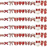 DICOSMETIC 54Pcs 9 Styles Bowknot Charms Bulk Alloy Bow Charms Red Bow Tie Charm Cute Bowtie Pendants Metal Bowknot Pendants for DIY Craft Earring Bracelet Necklace Jewelry Making