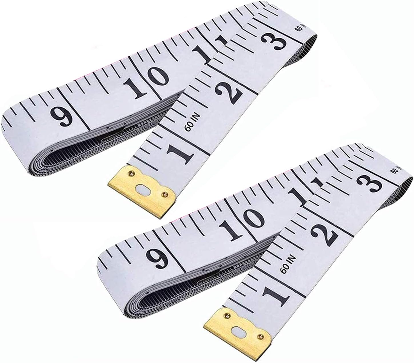 Fair Prices Soft Tape Measure 2 Pack Double Scale 60 Inch 150 Cm For Cloth Sewing Medical Body Measurement Sewing Tailor Craft Vinyl Ruler Waist Bra Head Circumference Tailor Double Sided Cloth
