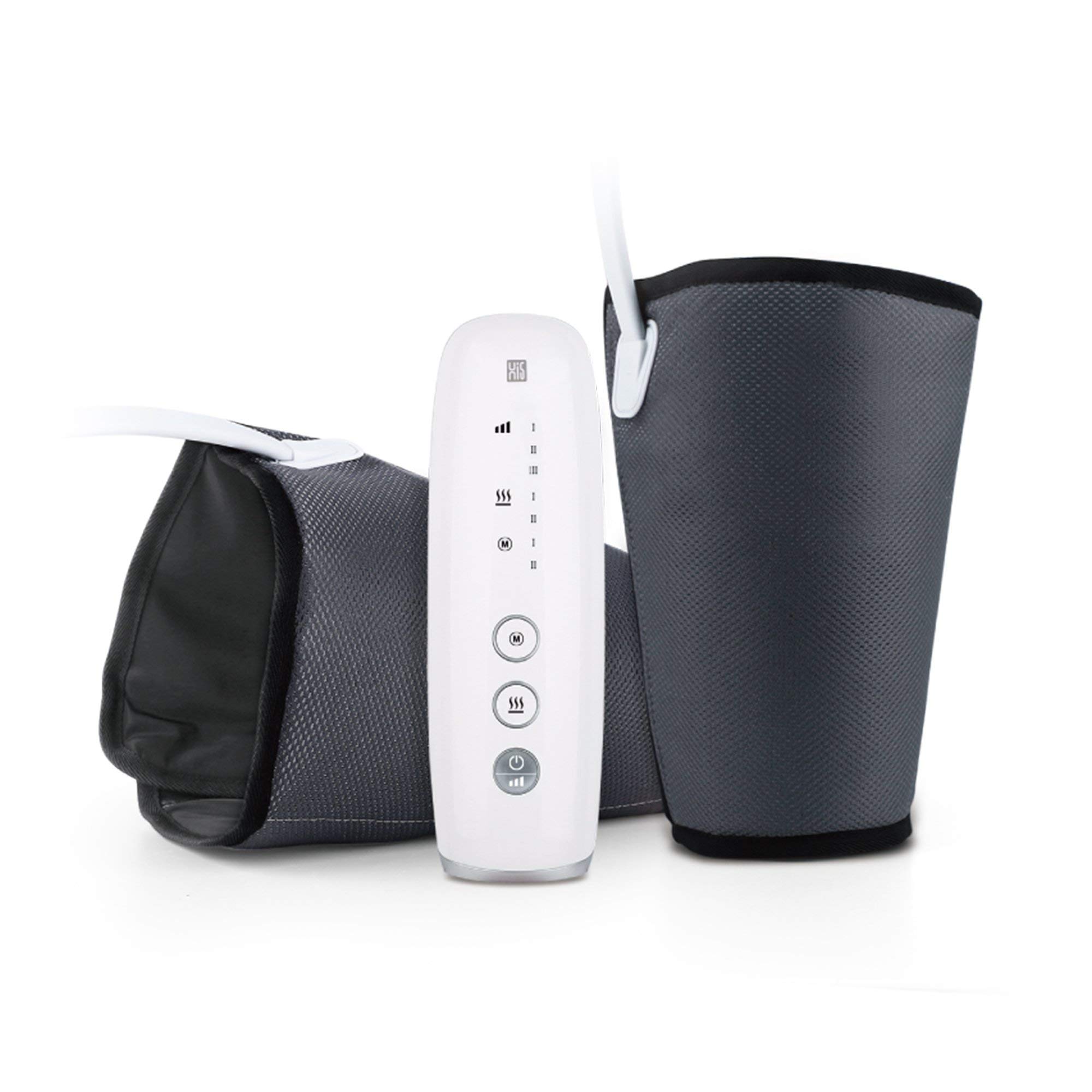 Hi5 Venida Air Compression Leg Massager with 3 Intensities & 2 Levels Heating System for Circulation & Relaxation