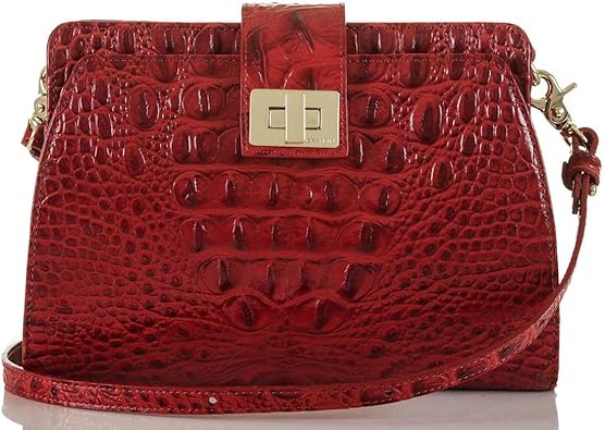 real leather brahmin crossbody