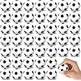 Blulu Mini Soccer Stress Balls Bulk Small Foam Balls for Kids Stress Relief Relaxation Soccer Party Favors Decoration School Carnival Reward(30 Pcs)