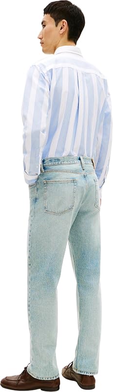 Uomo Jeans Regular Straight Dover in Cotone, Blu (Maxwell Blue), 30W/34L