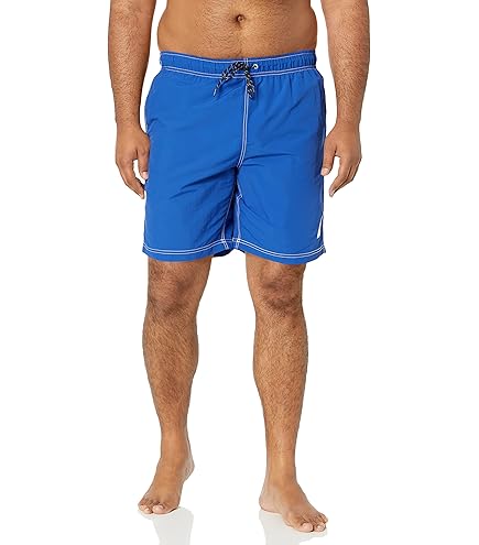 Speedo Men's Swimsuit Square Leg Splice(Splice Anthracite) - Speedo