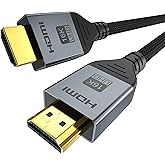 16K 8K HDMI Cable 96Gbps 10 FT, Ultra High Speed HDMI 2.2 Cable 16K@60Hz 8K@120Hz 4K@480Hz HDCP 2.2&2.3, Dynamic HDR, eARC,DTS:X, Compatible with Roku TV/HDTV/PS5/Blu-ray/Projector