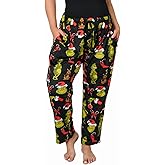 The Grinch Plush Pants How Grinch Stole Christmas Dr Seuss Minky Pajama Lounge