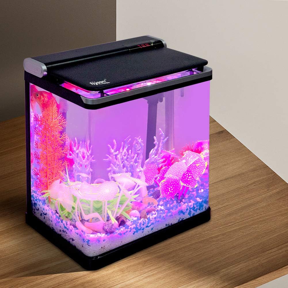 Desktop Aquarium Kit Smart Planted Tank Touchscreen Lid